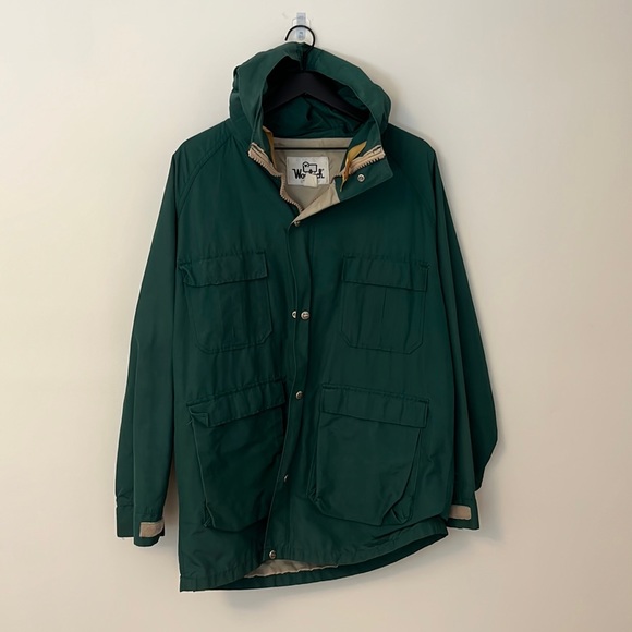 Woolrich Jackets & Coats Woolrich Nylon Shell Jacket Forest Green